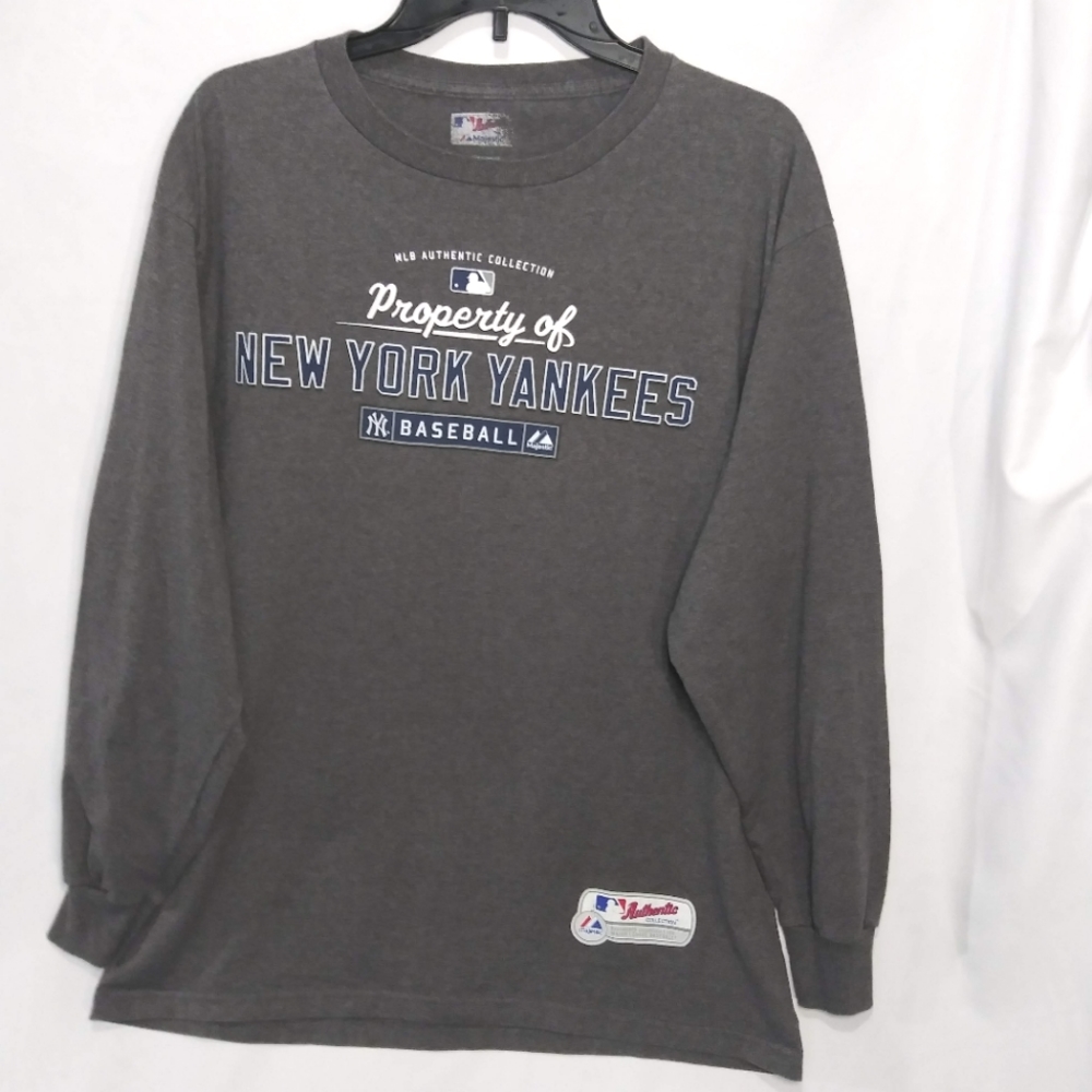 Vintage NY Yankees Baseball Long Sleeve Tee Large